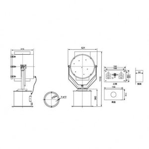 TZ3-A 3000W kablosuz uzaktan kumanda Tungsten halojen ışık ışıldak - Product Image 2