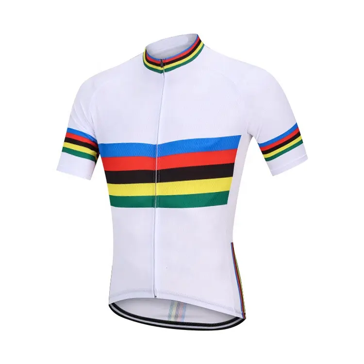 Camisetas 100% de poliéster personalizadas para ciclismo, camisetas de equipo profesional de carreras, bmx