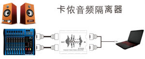 Aislador de audio XLR bidireccional Entrada dual XLR + 6,35 y salida dual XRL para sistema de sonido Subwoofer Karaoke Altavoz Teclado de guitarra - Product Image 6