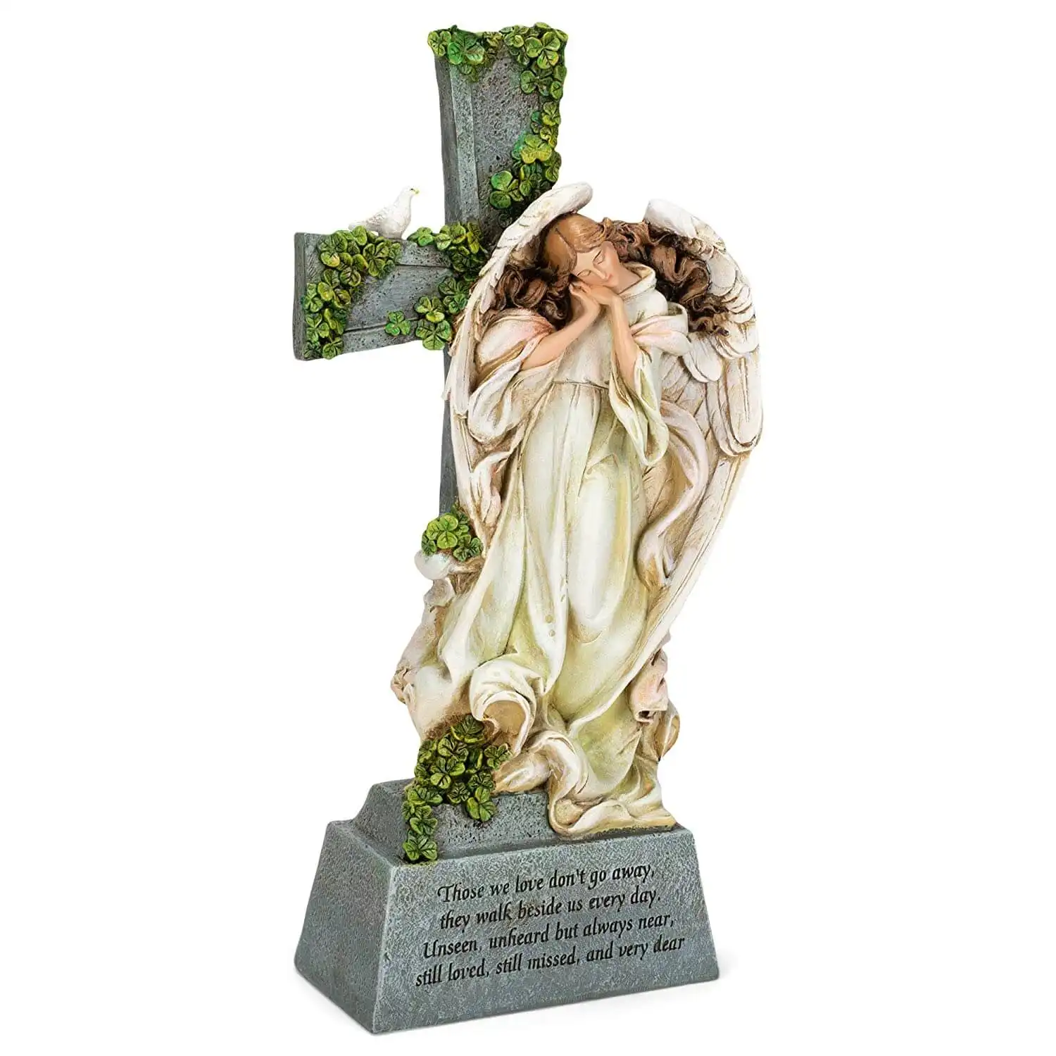 Estatuilla de elementos coleccionables, estatua de sujeción para bautismo, figuritas personalizadas, hadas decorativas para interiores y exteriores, Ángel de jardín XR