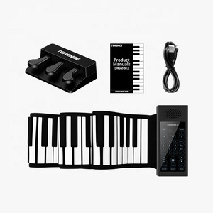 Terence 128 Rhythmstones Teclado electrónico Piano Pantalla LED Función MIDI Diseño enrollable plegable flexible - Product Image 4
