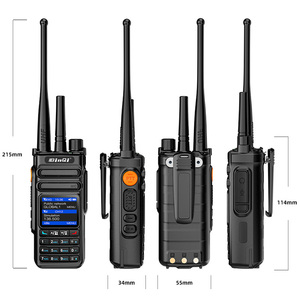 Binqi BQ-888EN xách tay PoC đài phát thanh 4 gam Long Range UHF và VHF Walkie Talkie với khối lượng cao GPS định vị 5000km Linux OS GPS - Product Image 1