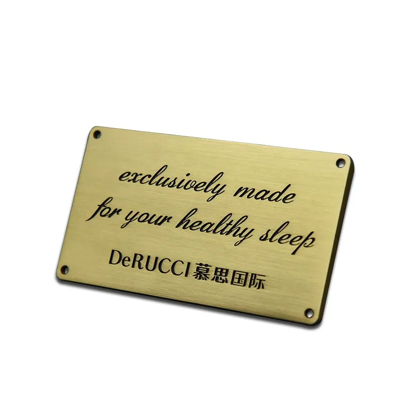 Hot Selling High-End Aluminum Percussion Instruments Customized 4-Color Print Nameplates with Private Music & Artwork Designs