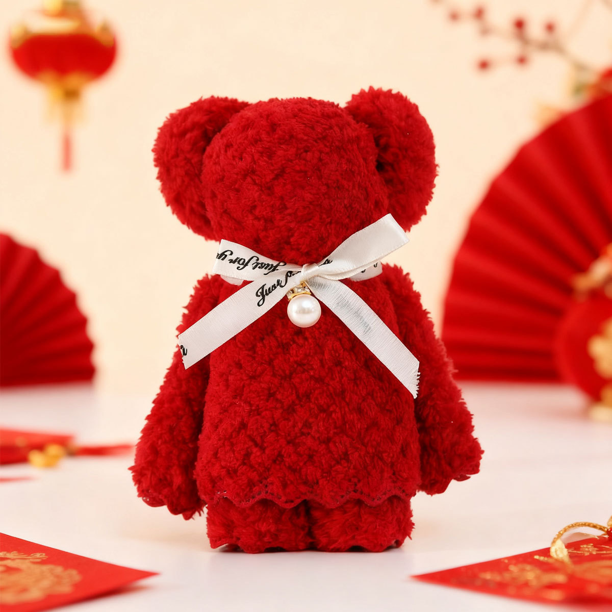 Pearl bear wine red