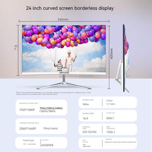 27-Inch Curved Surface HD LCD Monitor Video Game Office-<strong>Optimized</strong> Desktop <strong>Computer</strong> Screen 24-Inch Video Game Office-<strong>Optimized</strong> - Product Image 4