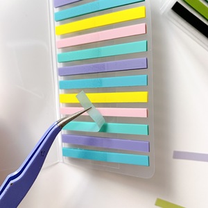 Şeffaf PE endeksi çıkartmalar küçük dar şerit kolaylık çıkartmalar n kez not defteri okuma notları okuma notlar etiket - Product Image 5
