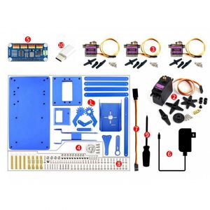 Kit braccio robotico in metallo 4 dof per Raspberry Pi, Bluetooth / WiFi - Product Image 4