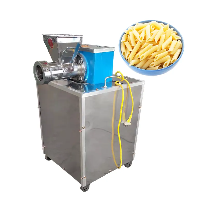 50kg/h High Efficiency Automatic Macaroni Spaghetti Maker Machine Pasta Extruder Making Machine For Sale