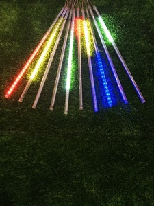 防水IP65屋外プログラマブルdmx512 led流星管ライトシャワーチューブLedストリングライトガーデンパーティー用 - Product Image 2