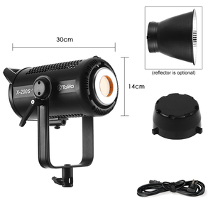 TOLIFO X-200S lite Max 215W luce diurna 5600K Linklite APP di controllo LED con uscita COB continua per Studio fotografia pellicola luce Video - Product Image 4