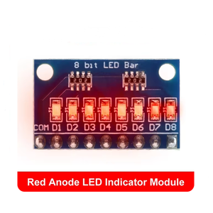 <strong>3</strong>.3V 5V 8-bit Blue Red Common Anode Common Cathode <strong>LED</strong> Indicator Module diy - Product Image 2