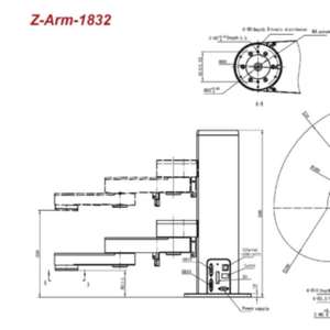Cobot Z-Arm 1832 con brazo robótico industrial de 4 ejes para impresión 3D automatizada como robot colaborativo - Product Image 6