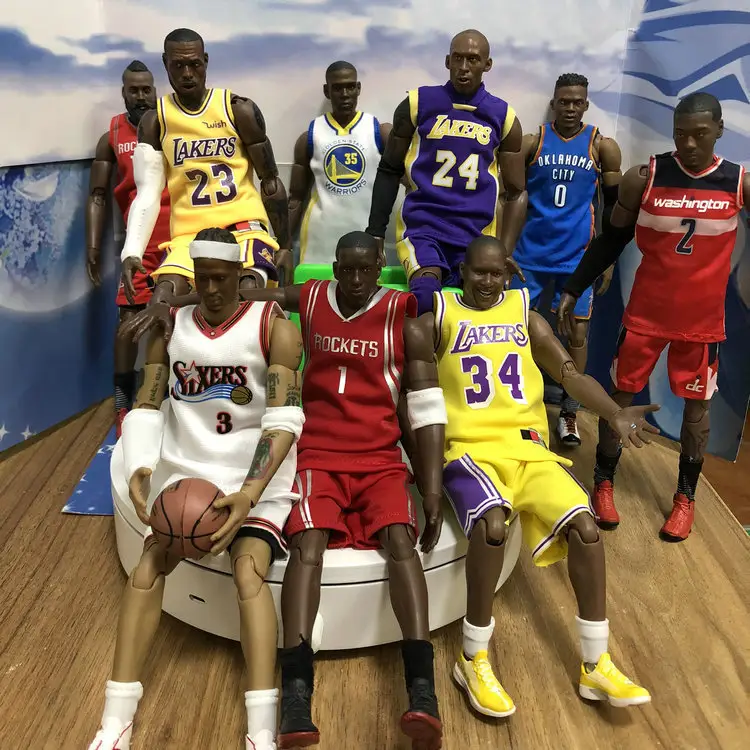 Nba Losse 1 9 Basketball James Handgemaakt Model James Kobe Pop Souvenir Actiefiguur