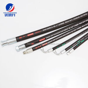 YSS High Wear Resistance Spiral Cable Wrap Rubber Pipes Fire Resistant Hydraulic Rubber <strong>Hoses</strong>