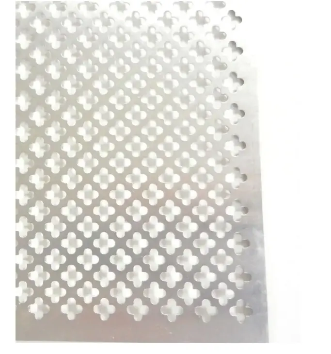 Cloverleaf Aluminum Perforated Metal Sheets for Radiator Covers