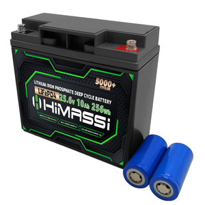 LiFePO4 25.6V 24V 10Ah电池10A BMS 256Wh磷酸铁锂电池，用于房车离网机器人车轮 - Product Image 3