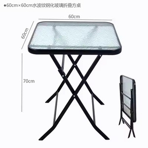 Nhà máy bán hàng trực tiếp với kích thước 60*60*70cm đây là một bàn vuông gấp ngoài trời - Product Image 2