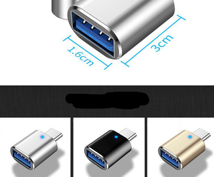 ประเภท-C ถึง USB3.0 OTG พร้อมไฟเมื่อทำงานเครื่องอ่านบัตร - Product Image 6