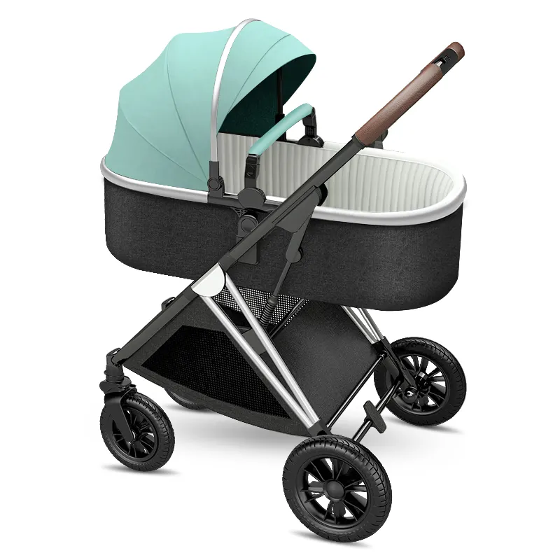 Carriolas cochecitos de bebe 0-3 years travel luxury Aluminum Frame light weight push Foldable Baby Stroller 3 In 1