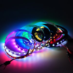 DC12V WS2811 5050RGIC 30/48/60leds/mプログラミング個別にアドレス指定可能なフレキシブルマジックスマート家の装飾Ledピクセルストリップライト - Product Image 5