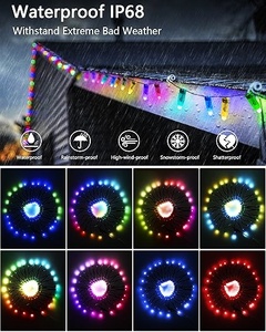 Высокое качество DC 5 В 12 мм WS281 IP68 адресуемый полноцветный RGB рекламный сигнал светодиодный пиксельный модуль струнная лампа