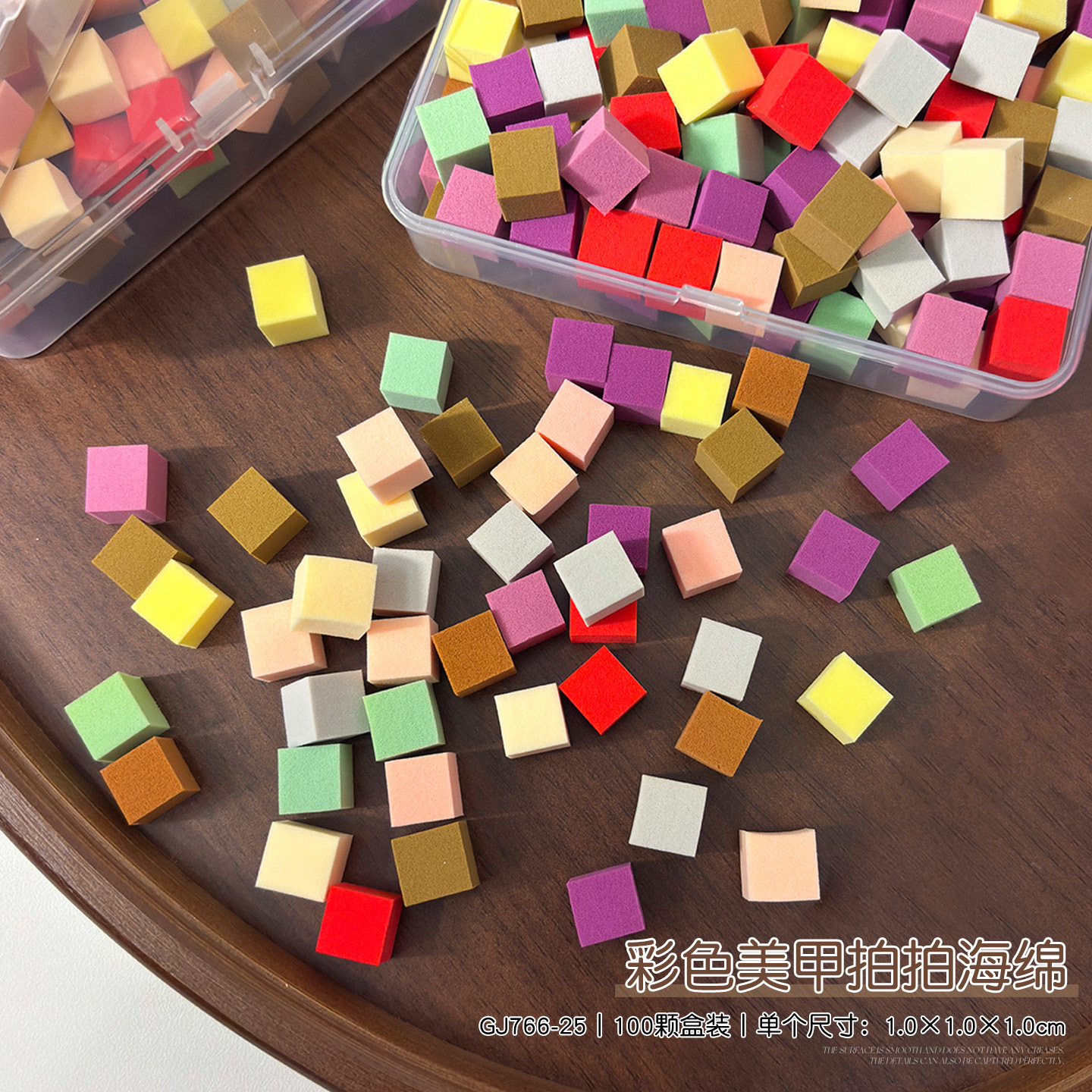 100 pieces in a box-candy-colored 10mm-gj766-25