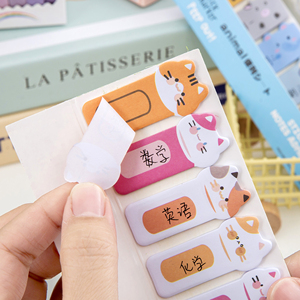 Khuyến mại cổ điển-phong cách tự dính Memo Pads đầy màu sắc dễ thương động vật đánh dấu cho trẻ em học sinh cá nhân trường - Product Image 2