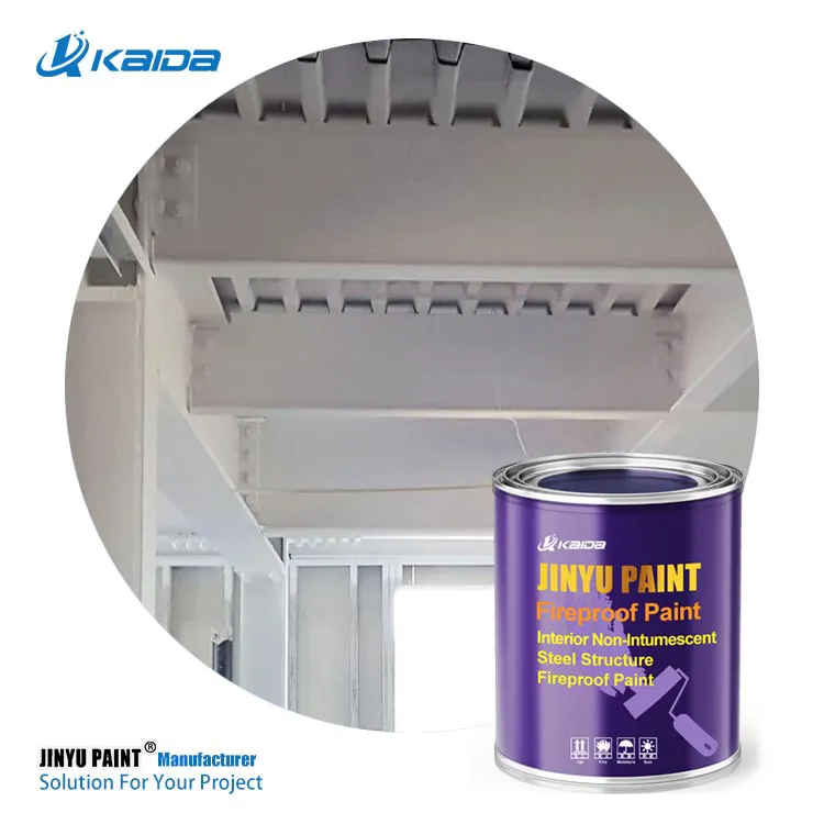 Economical Heavy Duty Exterior Non-Intumescent Steel Structure Fireproof Coating Fire Retardant Paint