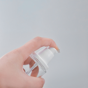 115 מ "ל בצורת צילינדר זכוכית ריקה מיכל אריזה פנים קרם פנים סרום בקבוק זכוכית צנצנות תרסיס בקבוקים עם משאבה - Product Image 5