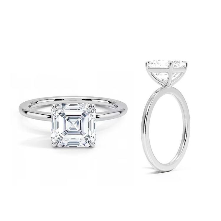 14K White gold