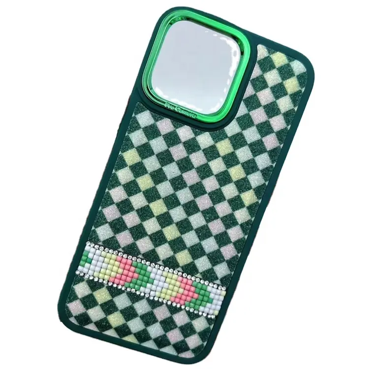 hohe qualität für realme c12 c15 c20 c21 c30 c31 c33 c35 c55 günstige plattierung knopf glitter design handy taschen und hülle