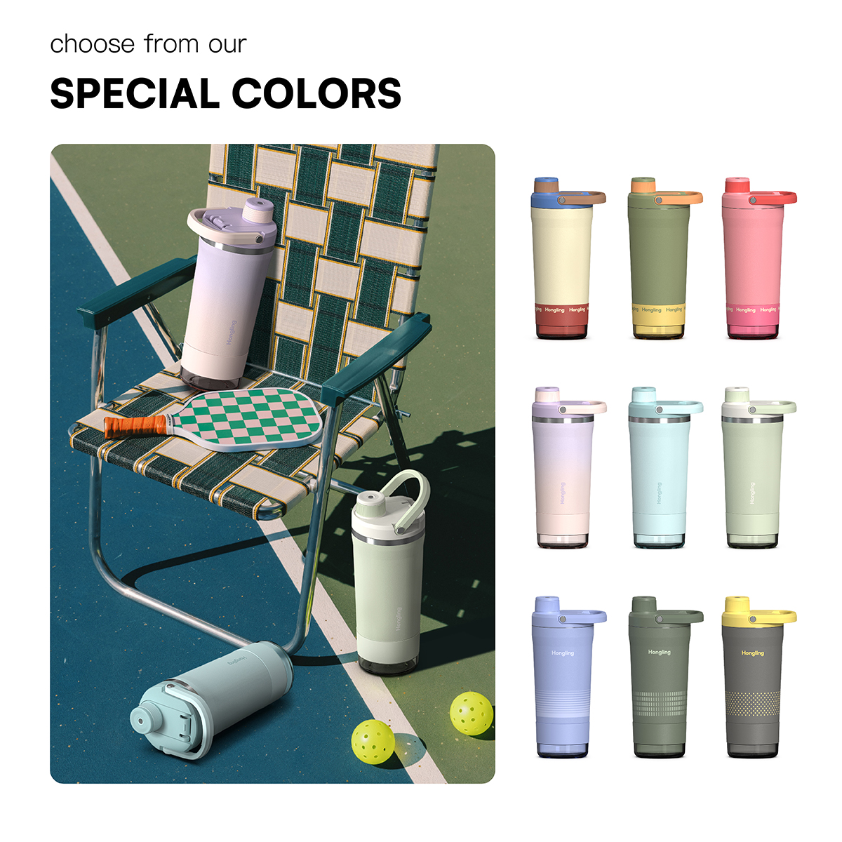options de couleurs