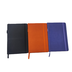 A5 Größe Schwarz Custom mit Ihrem eigenen Front Cover Design Leder Journal Dot Grid Hardcover Notebooks - Product Image 5