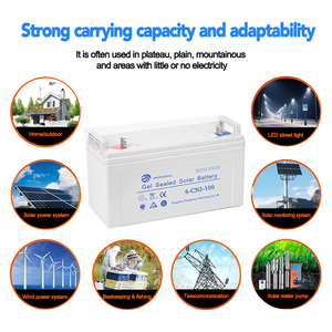 12V 150Ah 100Ah 200Ah 220Ah ปิดผนึกกรดตะกั่วแผงเซลล์แสงอาทิตย์แบตเตอรี่โทรคมนาคมแบตเตอรี่220Ah เจล12V - Product Image 3