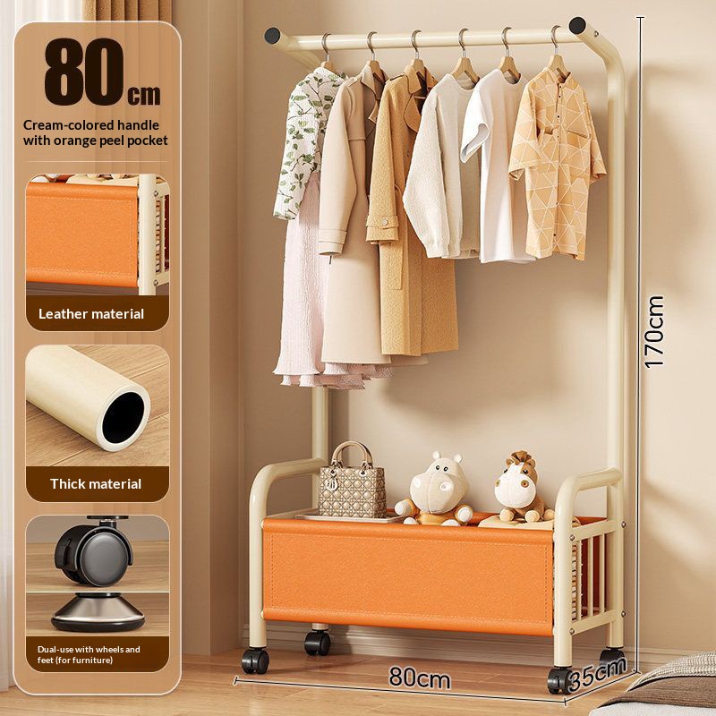 coat rack-80cm-white and orange