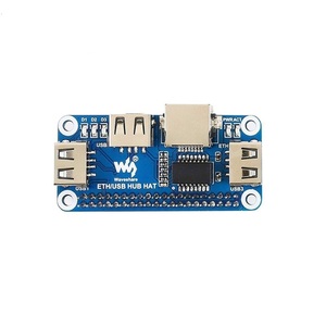 Para Raspberry Pi 4B/Zero W USB a Ethernet RJ45 Puerto de red USB HUB Splitter