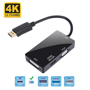 Adaptador de cable 3 en 1 Mini Display Port DP macho a HDTV/DVI/VGA DisplayPort para MacBook - Product Image 3