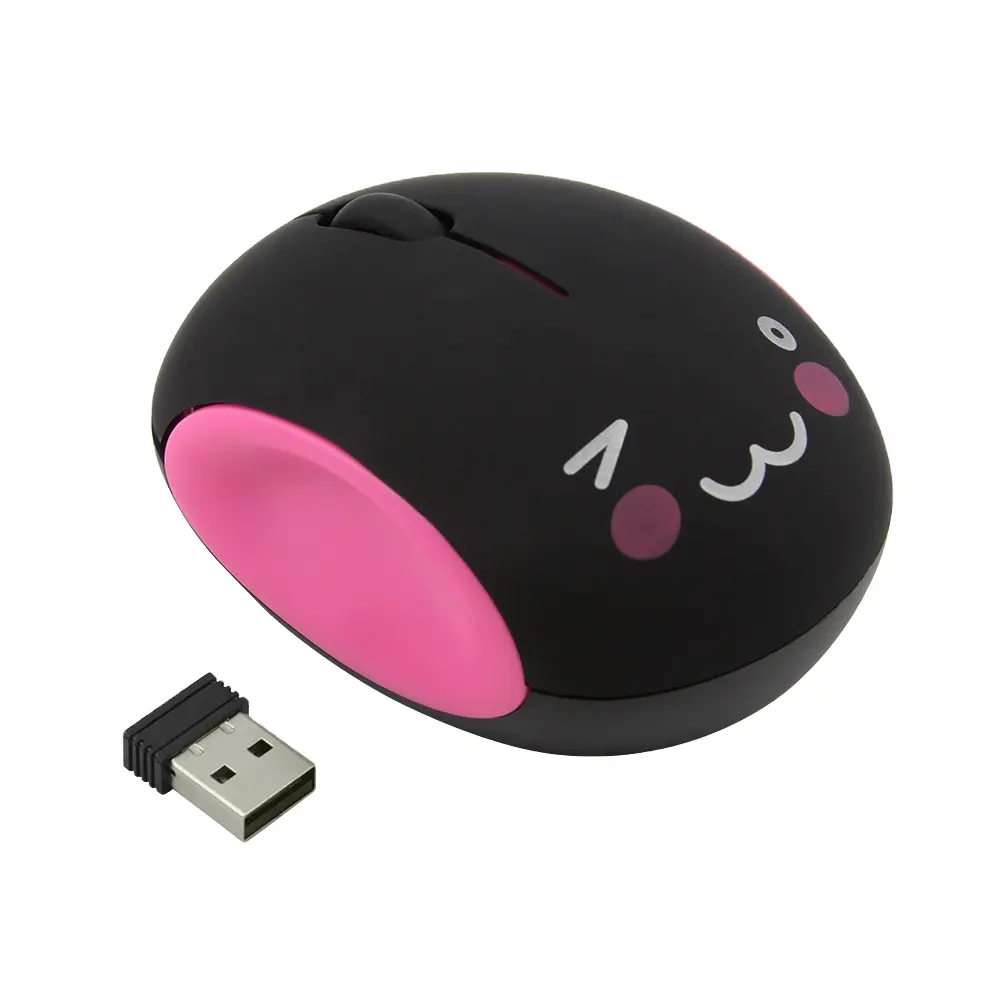 2.4G Mini Mouse Senza Fili Ricaricabile Cute Del Fumetto del capretto Piccola Mano Mouse Da Gioco