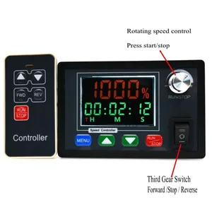 Регулятор скорости двигателя DC10-55V 40 А, беспроводной пульт дистанционного управления, регулятор постоянного тока и обратного вращения, регулятор PWM - Product Image 5