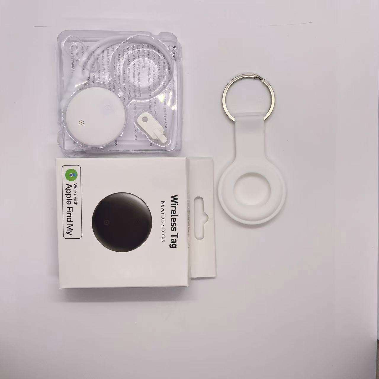 Llavero blanco (empaquetado en caja de color)