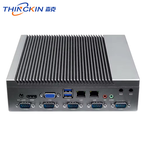 Barato caja PC i7 i5 I3 sistema Barebone 4GB/8GB/16GB computadora de escritorio RS232 RS485 12V pequeño industrial sin ventilador mini pc - Product Image 2