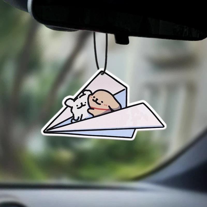 Paper airplane line puppy-white peach flavor