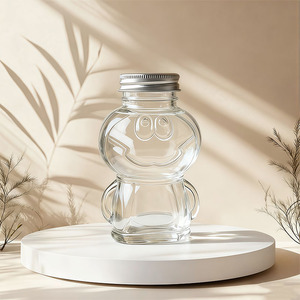 Mới Đến Rõ Ràng 160Ml Phim Hoạt Hình Hình Dạng <span class=keywords><strong>Doraemon</strong></span> Thủy Tinh Rỗng Lưu Trữ Chai <span class=keywords><strong>Container</strong></span> Lọ Thủy Tinh Cho Thực Phẩm - Product Image 3