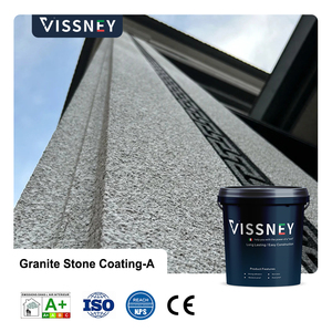 Visnney bền và không thấm nước bên ngoài lớp phủ tự nhiên-đá tìm kiếm với Dễ dàng phun ứng dụng Acrylic Vật liệu chính - Product Image 4