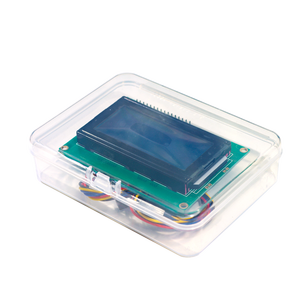 16*4 LCD-Anzeige modul mit Zeichen punkt matrix, vor gelöteten IIC-Stift leisten, DuPont-Kabel inklusive, 5V. - Product Image 1