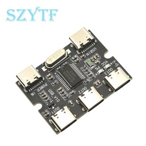 Raspberry Pi 4/5 TYPE-C USBハブUSB2.0 USB拡張モジュール電源ポート付き
