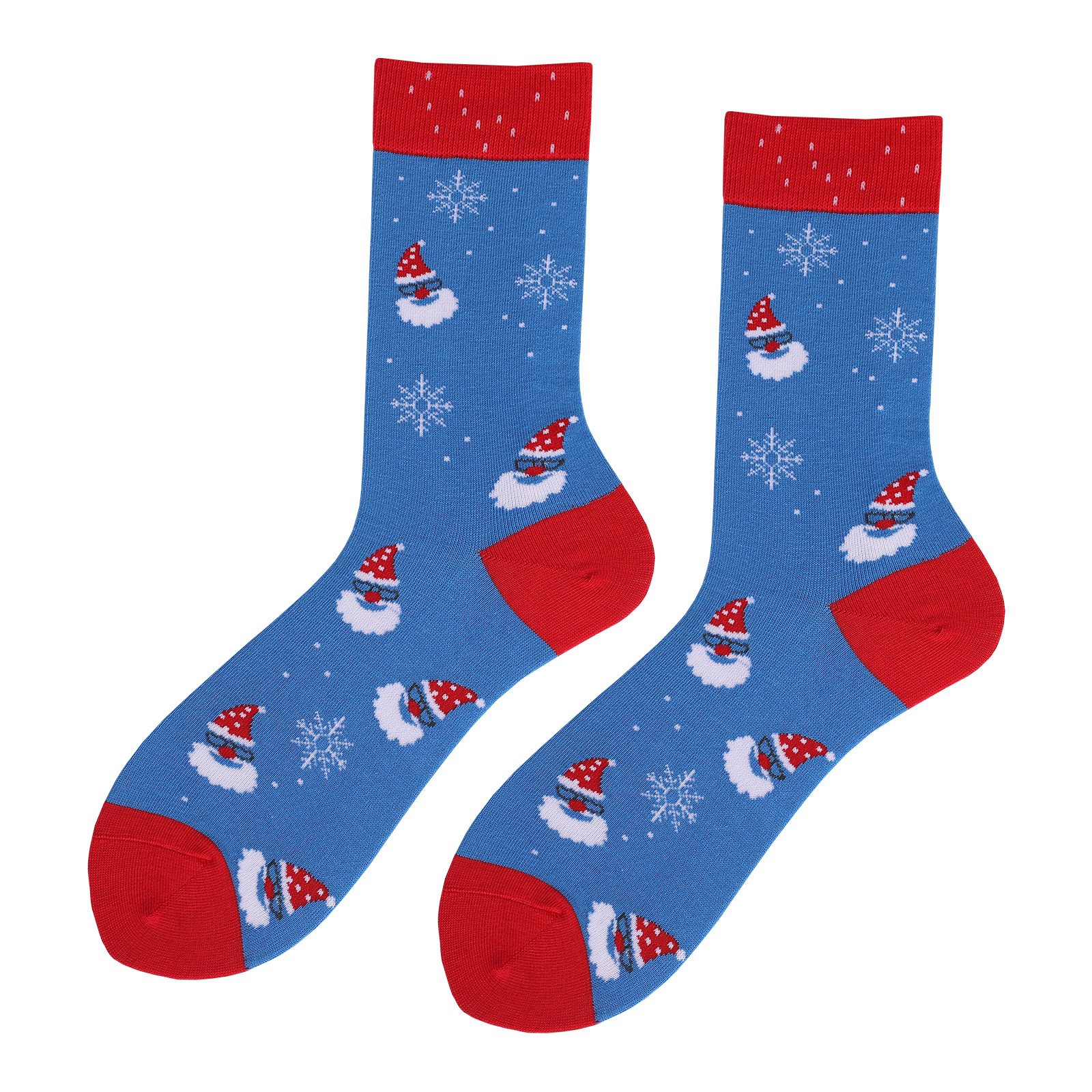 Df0169-4 christmas hat mid-calf socks