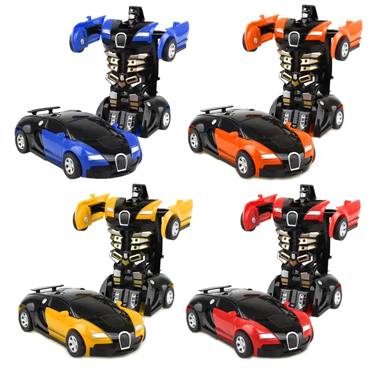 I più nuovi giocattoli per auto Robot di deformazione prezzo all'ingrosso modello Bugatti per bambini 4 colori giocattolo educativo per bambini