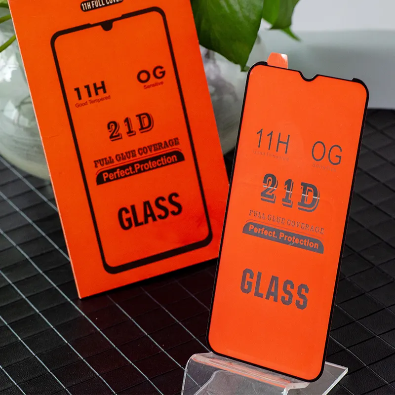 For TECNO SAMSUNG Itel Iphone Infinix mica 21D Tempered Glass Screen Protector Guards