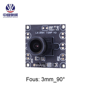 720p 1054 3mm 90-Grad-HD-Weitwinkelobjektiv 30fps UVC-freies USB-Kamera modul